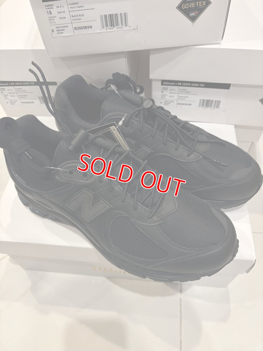 画像1: 250205001  JJJJOUND 2002R 25.5cmD goretex トリプルブラック (1)